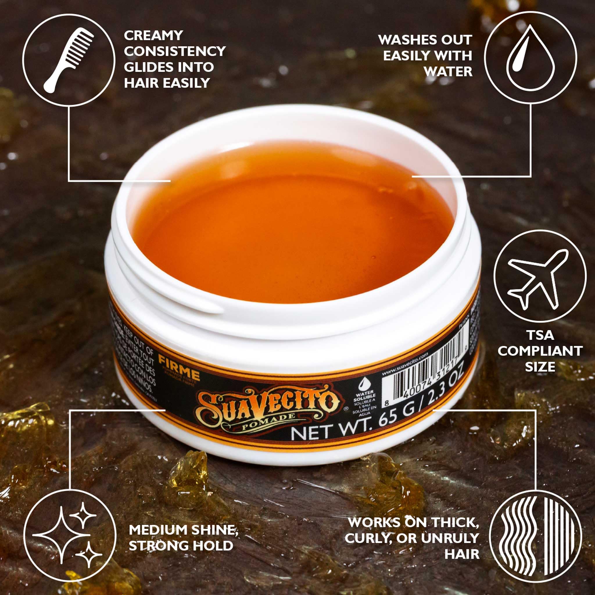 スアベシート pomade firme hold Amazon.com: Suavecito Pomade Firme (Strong) Hold For Men 2.3 oz